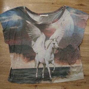 Forever 21 Pegasus flowy shirt